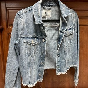 TRF distressed jean jacket